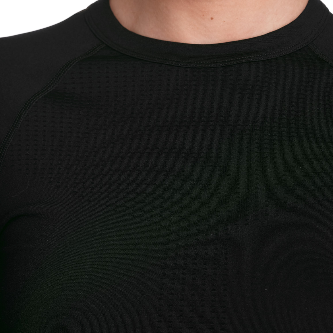 Gina Sports Damen Sport-Langarmshirt in Seamless-Qualität schwarz