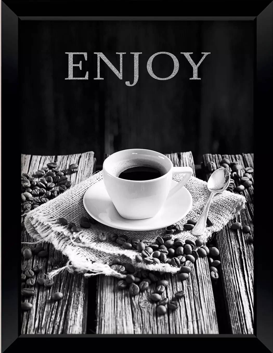 Wandbild 30 x 40 cm Enjoy Coffee I
