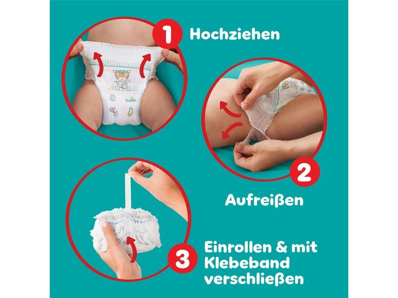 Pampers Windeln Baby Dry Pants Extra Large Grösse 8 Monatsbox 17  kg, 117 Stück