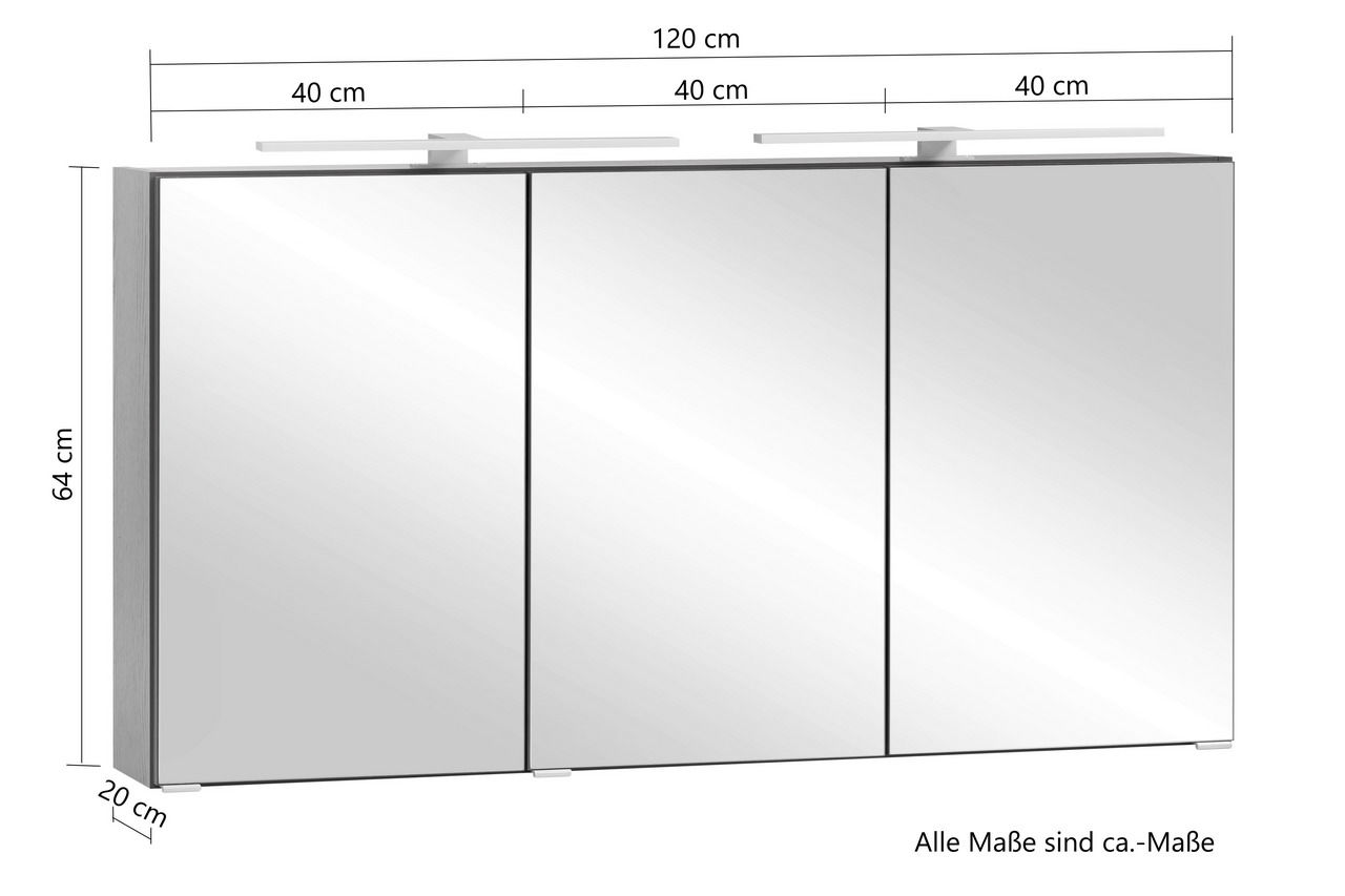 XORA Spiegelschrank VILLACH