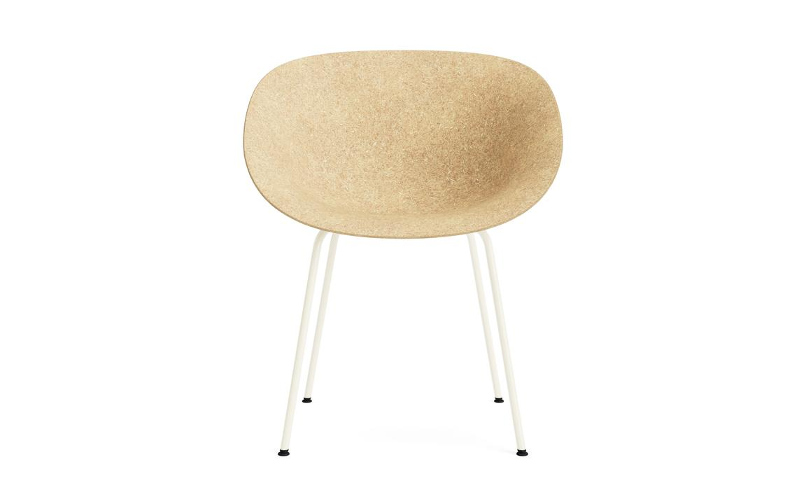 Eetkamerstoel Mat Hemp cream steel