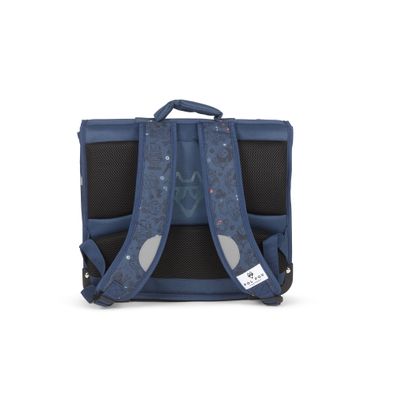 Cartable maternelle réversible Robot - 35 cm - 1 compartiment - bleu - Pol Fox