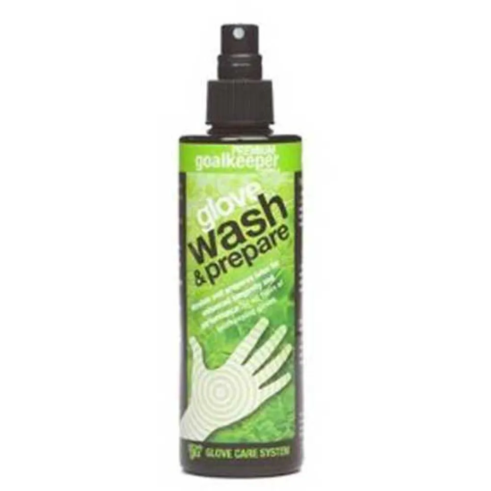 Luvas de goleiro: Lave e prepare as luvas de goleiro (120ml).
