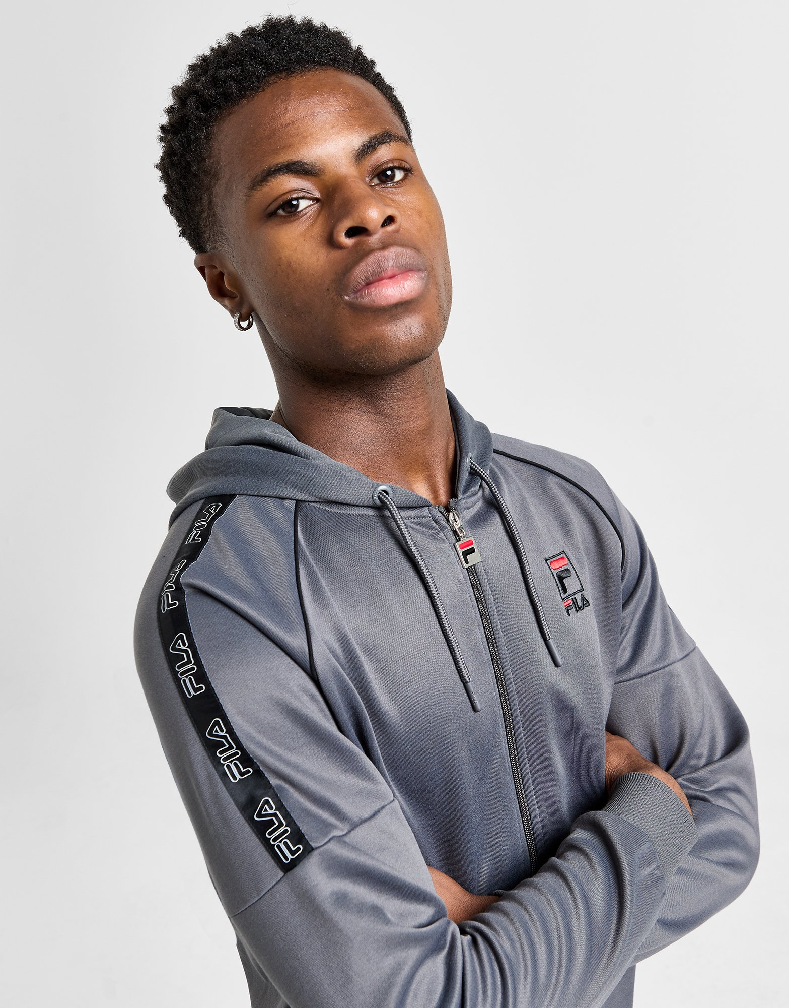 Fila Sweat à Capuche Zippé Deon Tape Homme