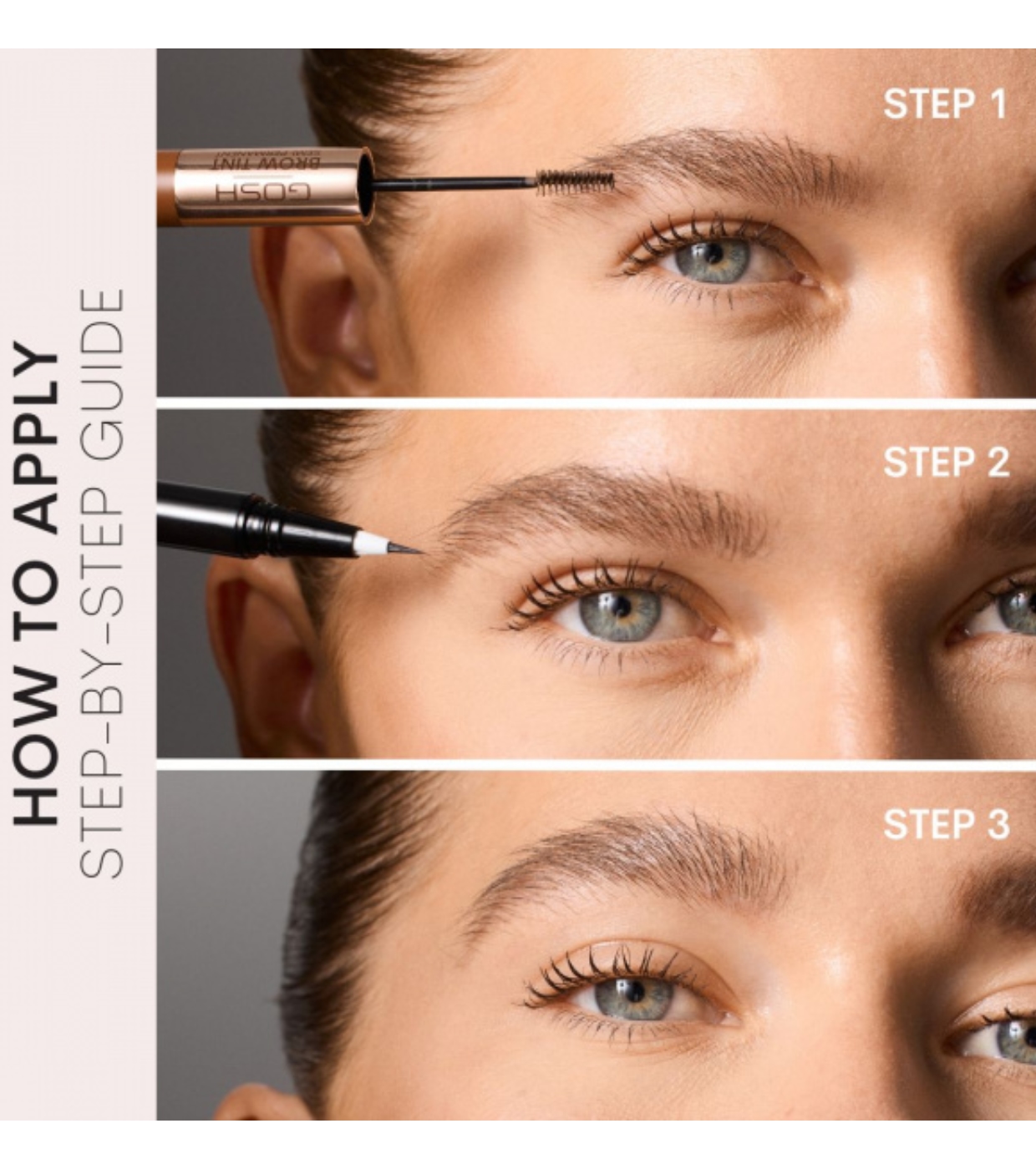 Gosh - Tintura de sobrancelhas - Brow Tint - 002: Dark Brown