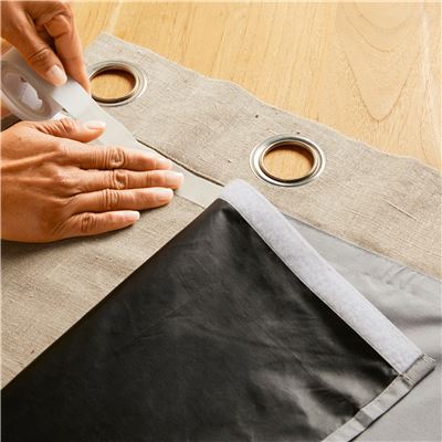 Doublure occultant lumière pour rideau