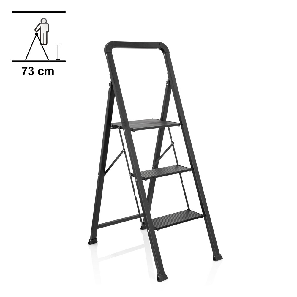Klappleiter SOLID W6 Aluminium, Stahl hjh OFFICE