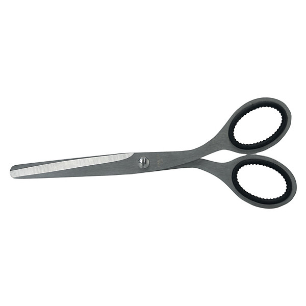 Ciseaux ambidextres en métal 17 cm, bouts ronds