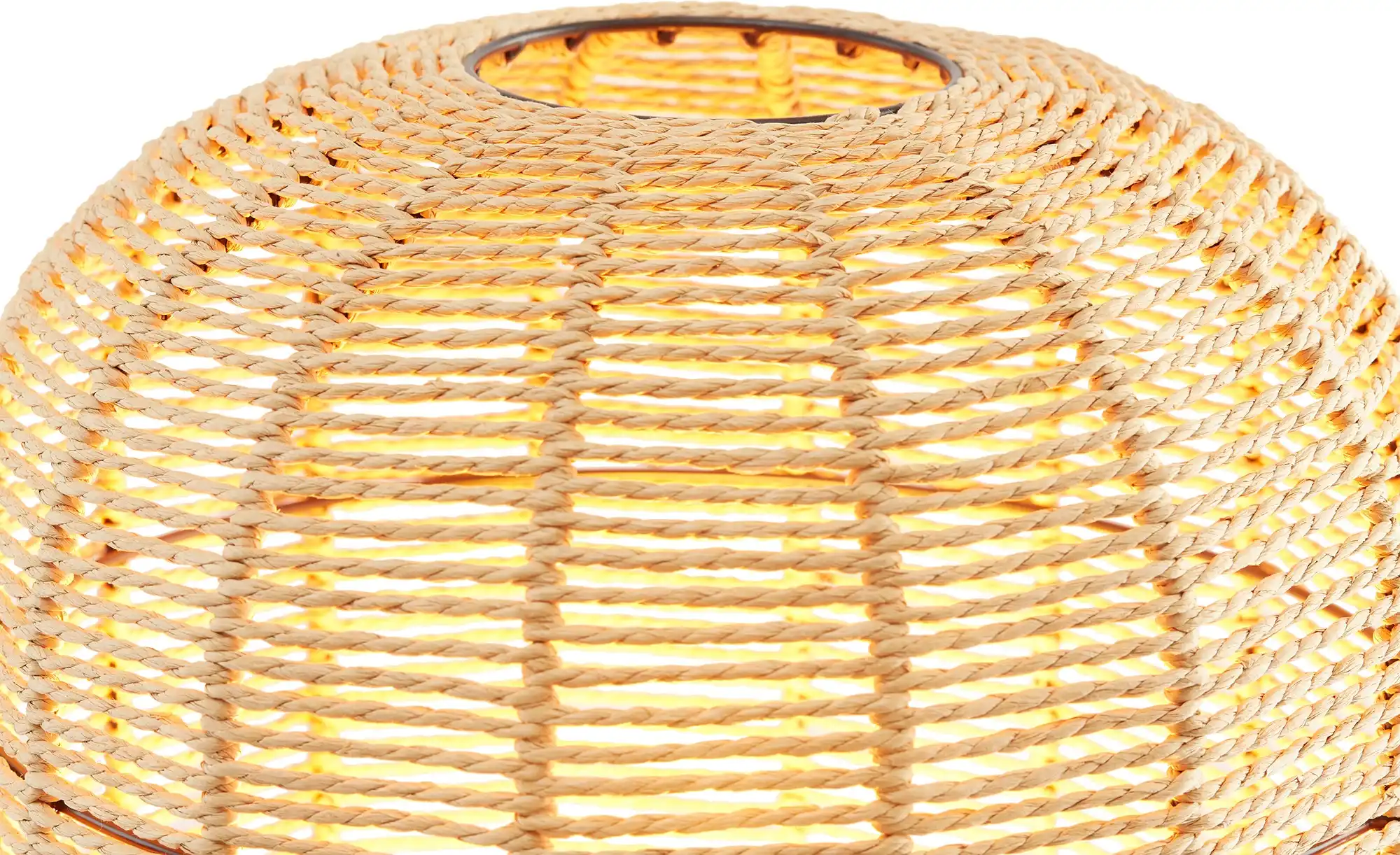 Trio Stehleuchte, 1-flammig, Sisal braun
