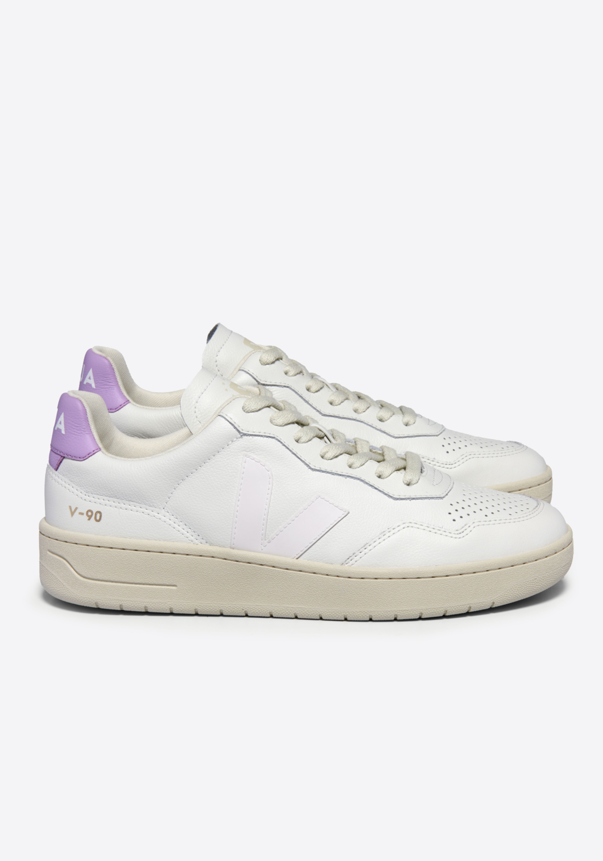 Veja Sneaker V-90 O.T. Leather Extra-White Orchid