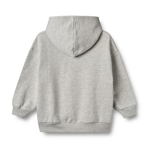 Wheat Bonno Hættetrøje, Grey Melange, 128 cm