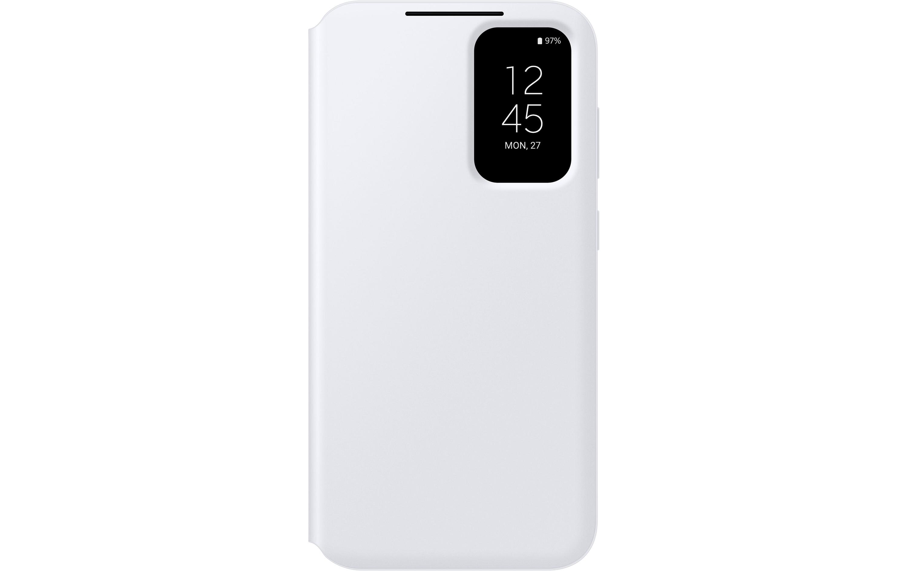 Book Cover Smart View Galaxy S23 FE WhiteSchutzhülle mit Touch-Interface für das Samsung Galaxy S23 FE