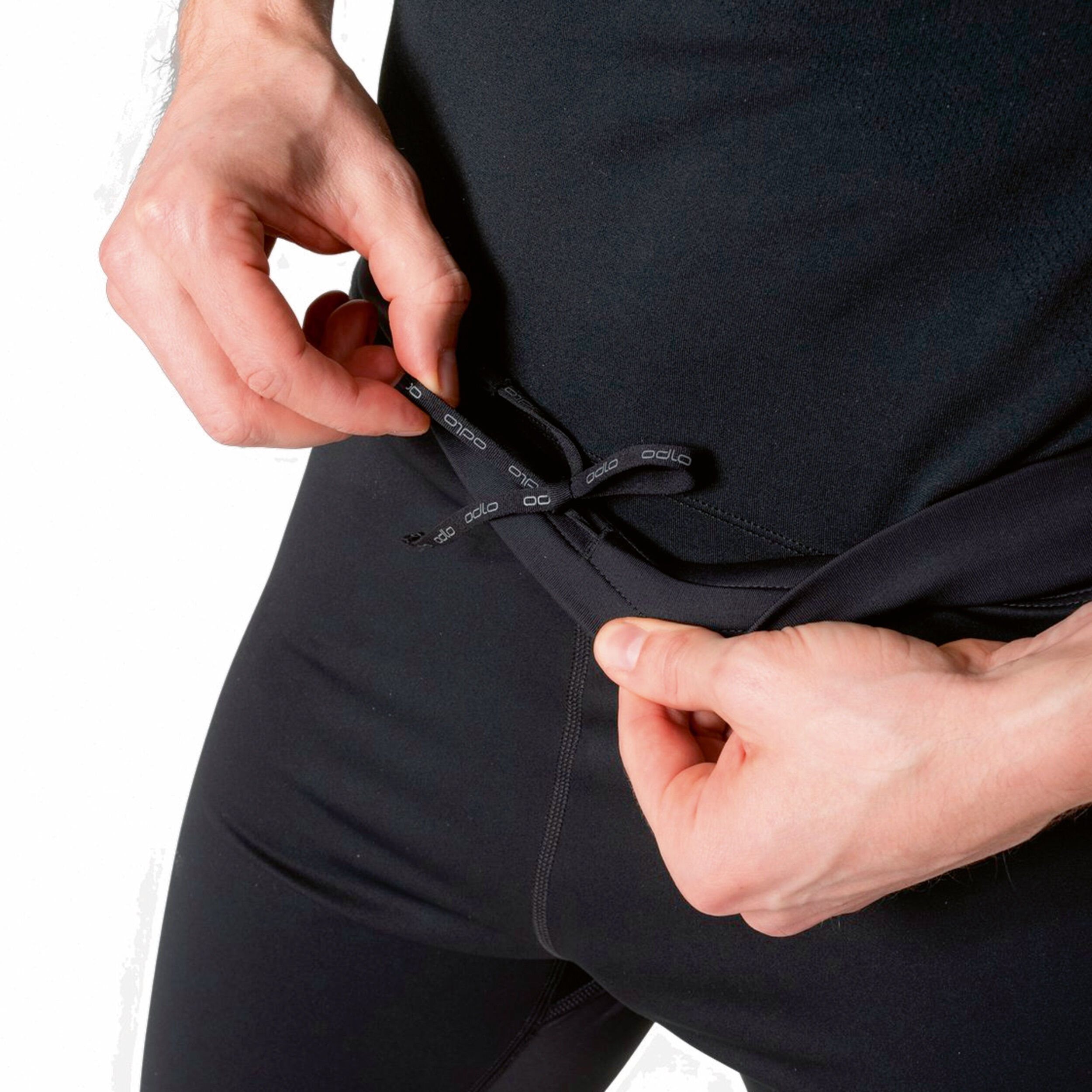 Odlo Zeroweight Warm Reflective Collant Tight Hommes - Noir
