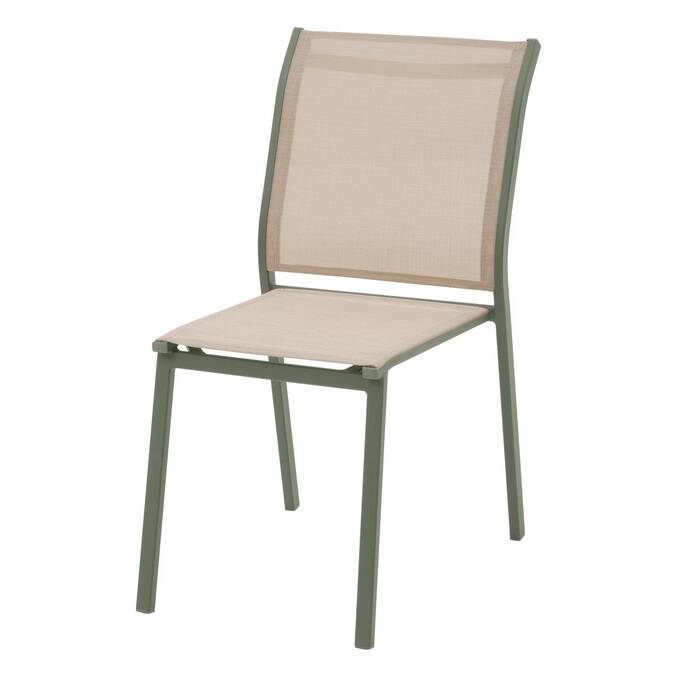 Chaise de jardin empilable ESSENTIA Lin & Vert laurier