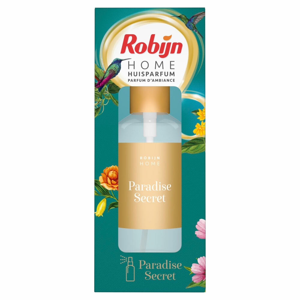 4x Robijn Huisparfum Paradise Secret250 ml