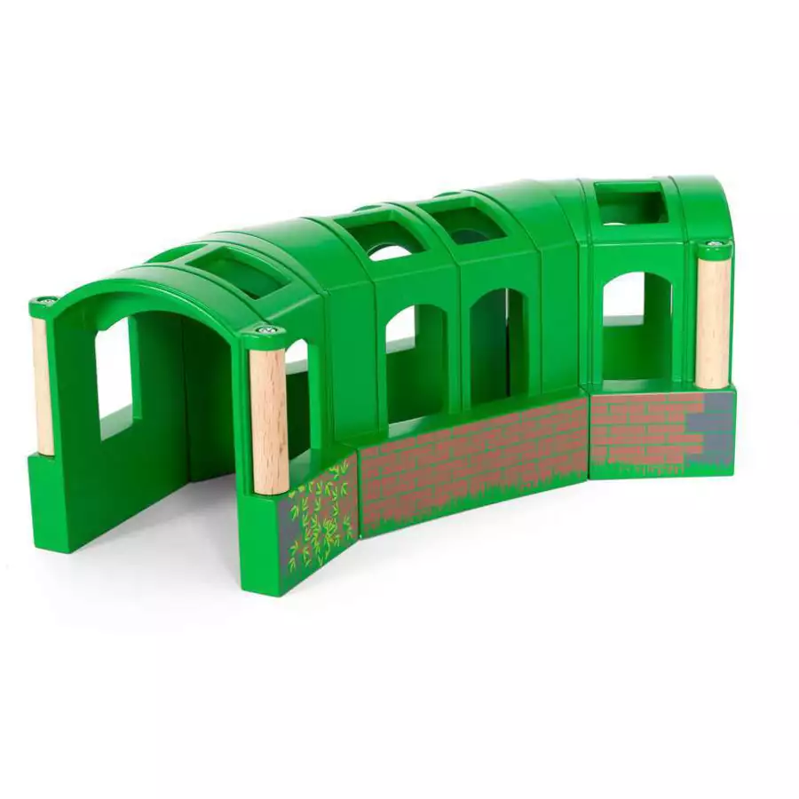Brio Flexibler Tunnel bunt