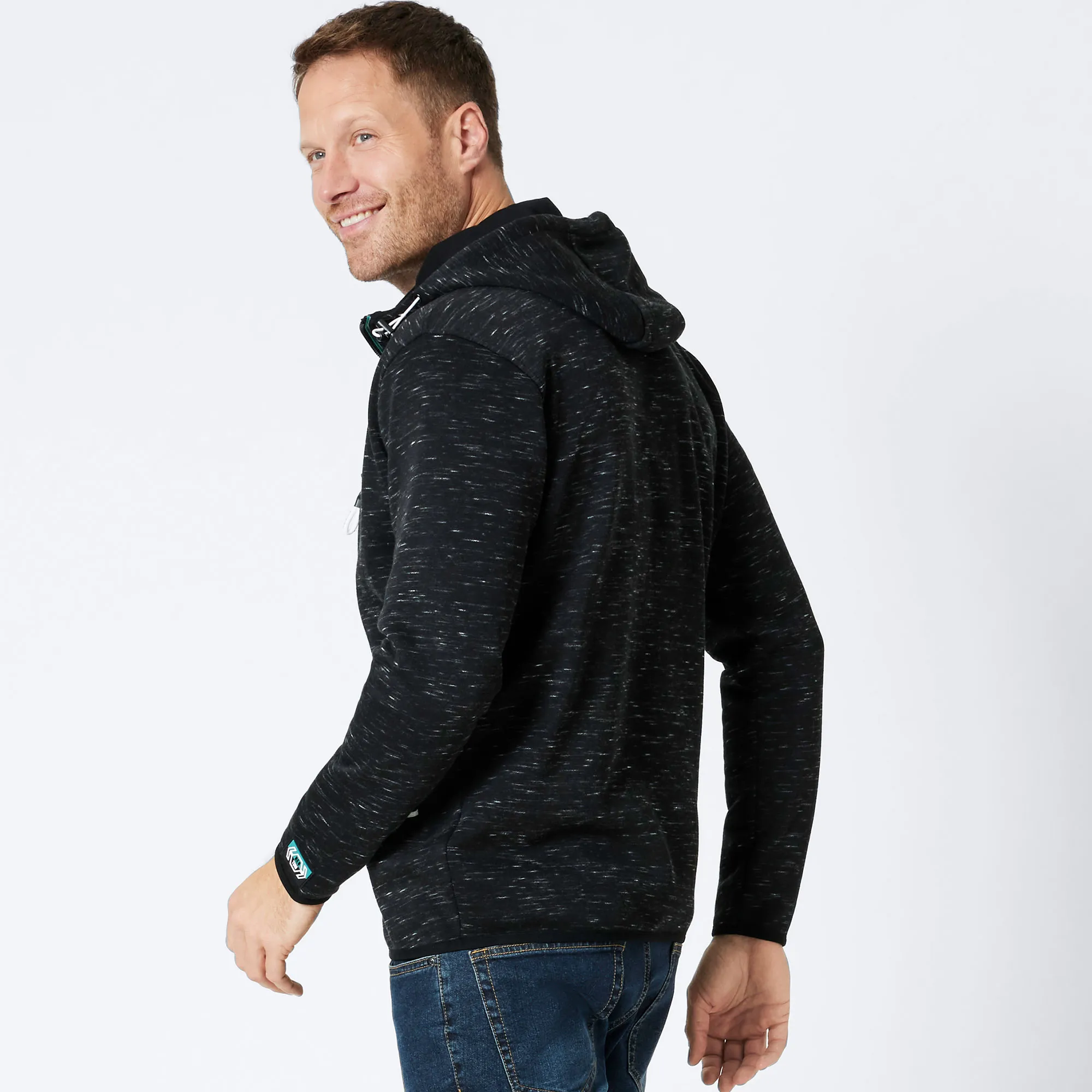 Herren-Sweatjacke mit Kapuze