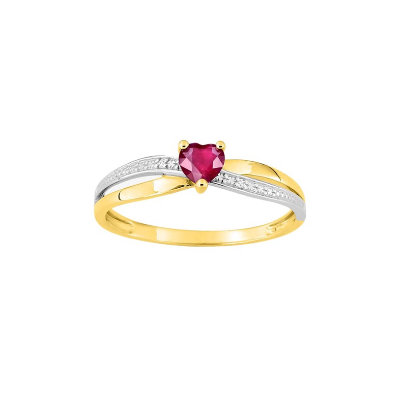 Bague femme - Rubis - Or 18 Carats