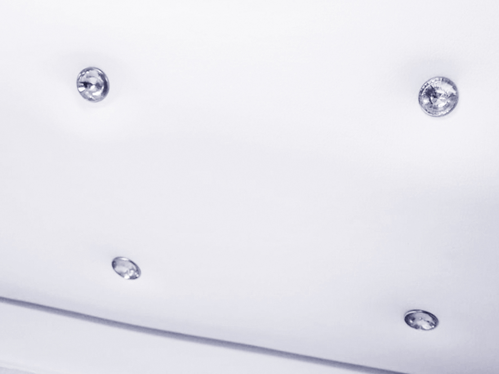 Boxspringbett - weiß - Kunstleder - mit Topper - H3 - 180x200 cm