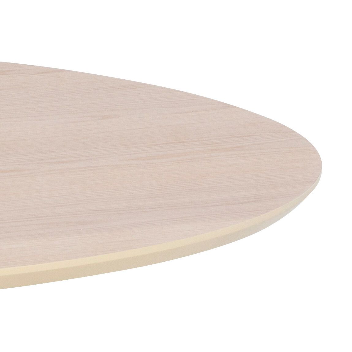 ELIRA Tisch - Eiche weiss / H: 75.0 cm