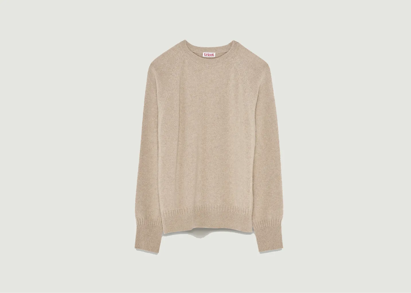 Pull col rond en cachemire Tricot