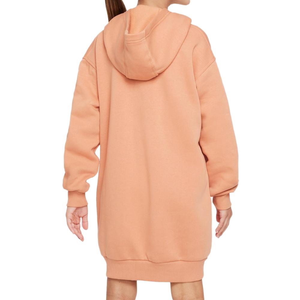 Nike Robe Pull Orange Fille Nike Club FJ6165