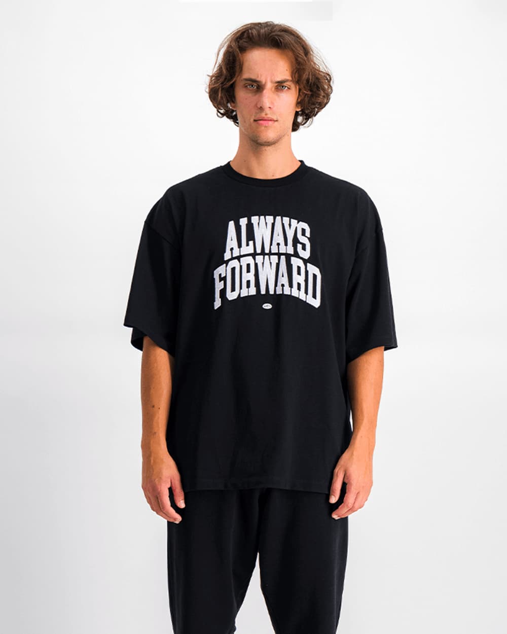 Always Forward College T-Shirt Black - 48h Delivery
