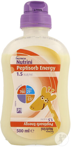 Nutricia Nutrini Peptisorb Energy Alimentation Complète Par Sonde Bouteille 500ml