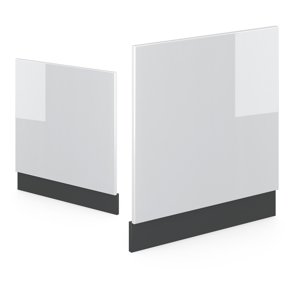 VICCO Küchenschrank Geschirrspülerblende 60 cm R-Line Anthrazit