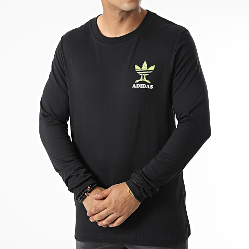 Tee Shirt Manches Longues Fun HM2490 Noir