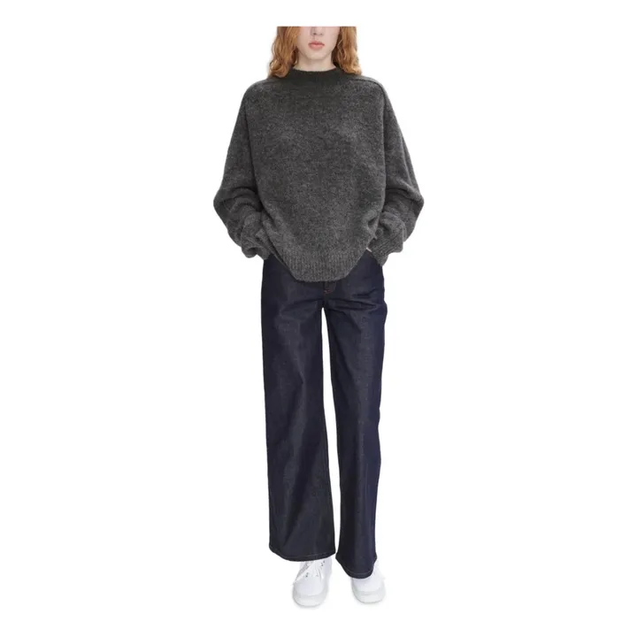 A.P.C. Pull Naomie Baby Alpaga | Gris anthracite chiné