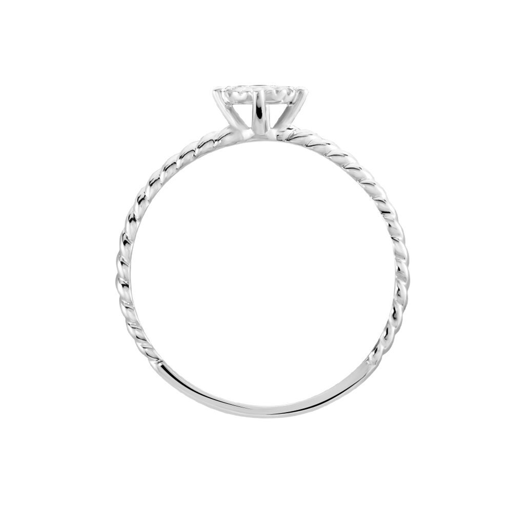Bague Or Blanc Addie Diamants