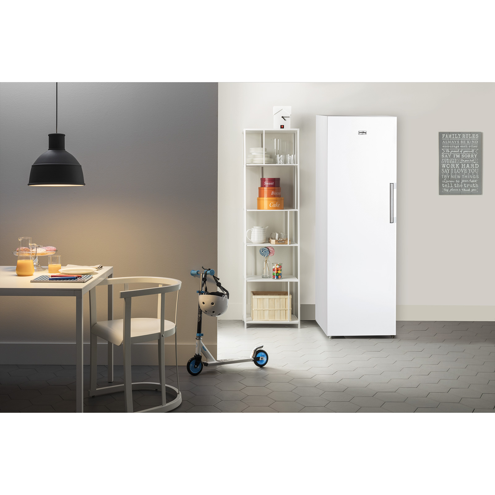 PRIVILEG Gefrierschrank PFVN 266 W - weiß - E