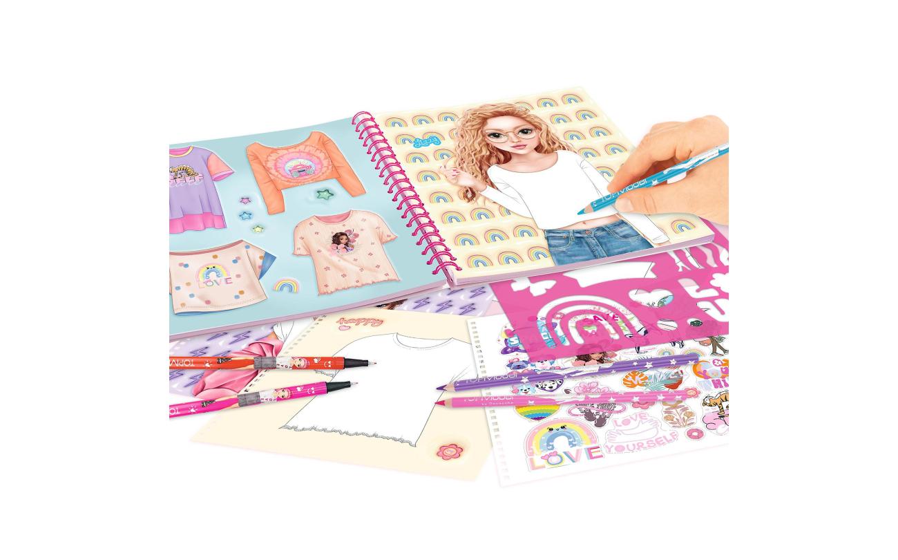 TOPModel T-shirt Designer kleurboek