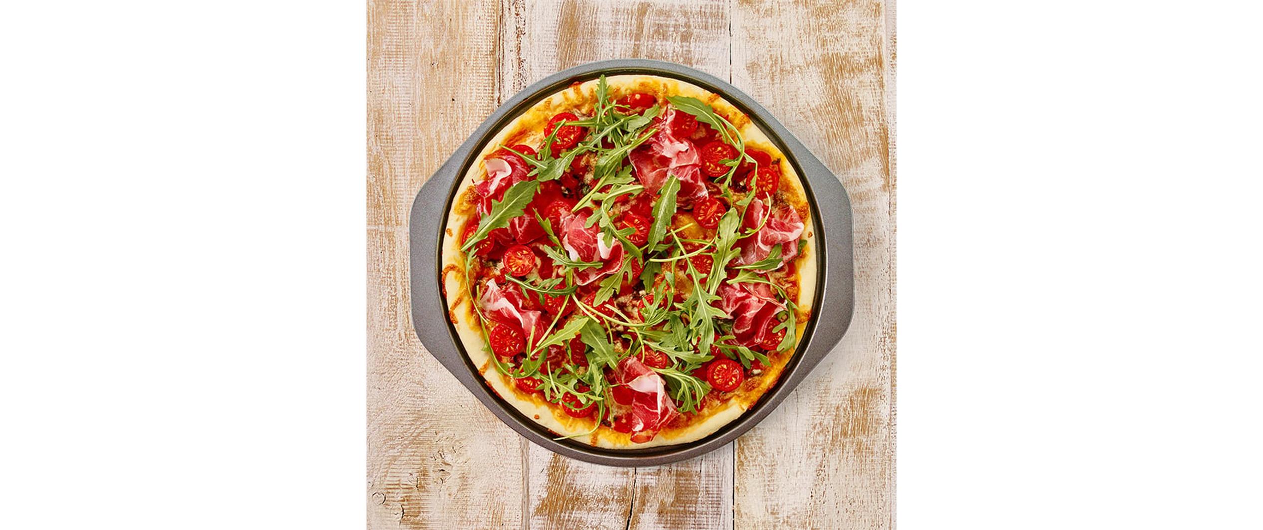 Pizzablech Laib und Seele 32.2 cm x 35 cmPizzablech für alle Pizza-Fans