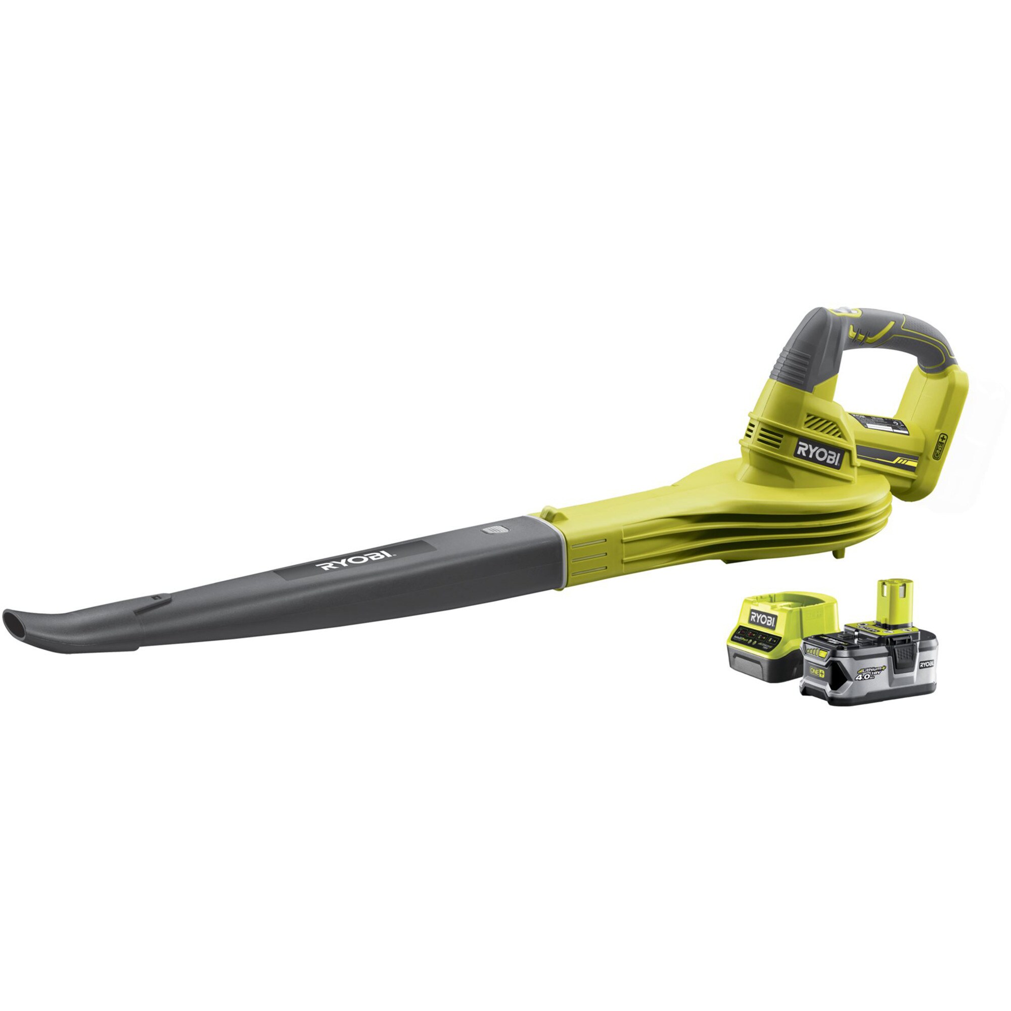 Ryobi Laubbläser ONE+ Akku-Laubgebläse RBL1820S40F, 18Volt