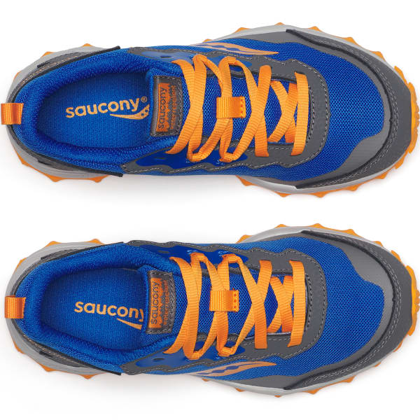 Chaussure trail SAUCONY PEREGRINE KDZ SHIELD BLUE/ORANGE