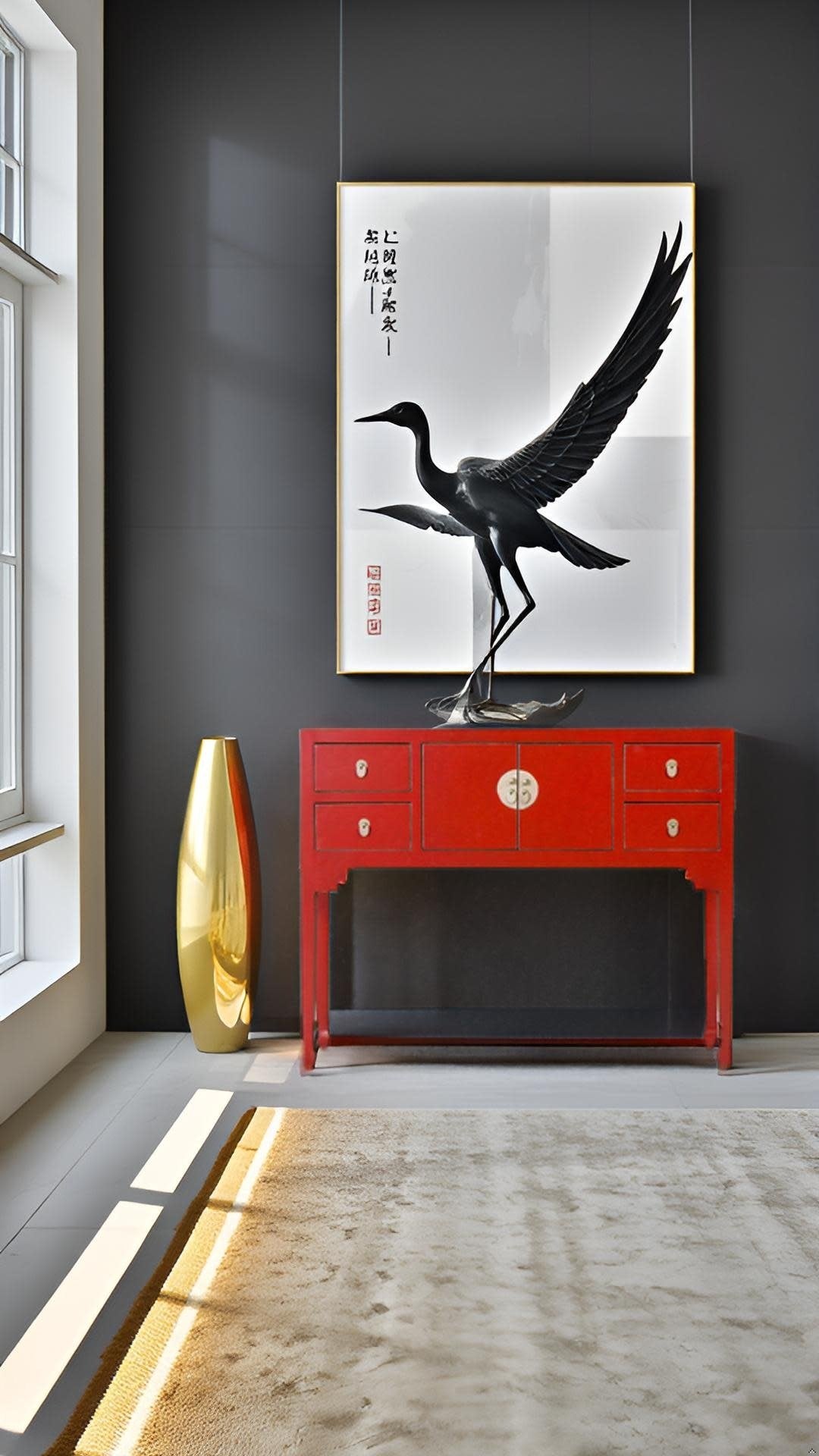Fine Asianliving Chinese Sidetable Lucky Rood -