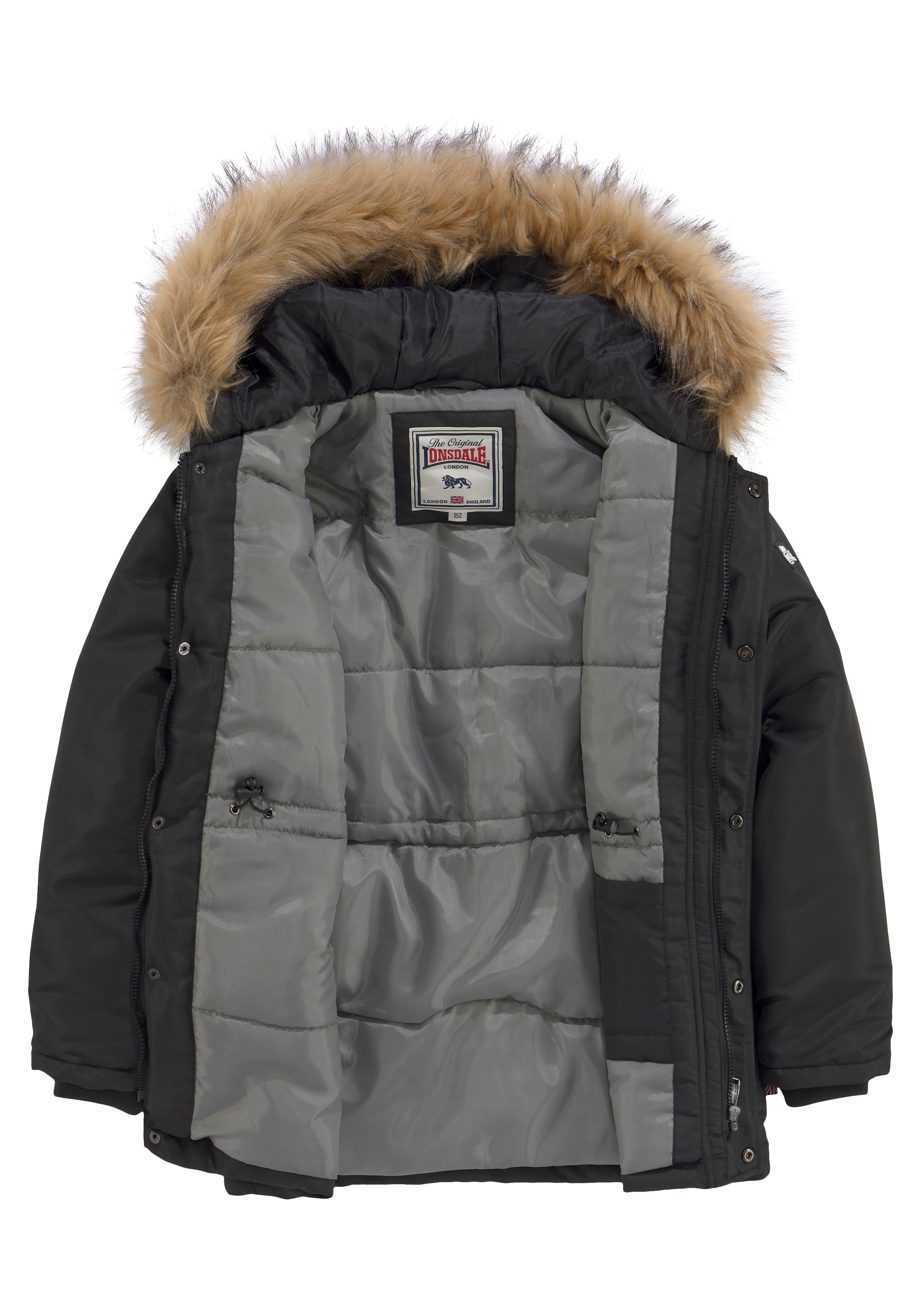 Lonsdale Parka »ROTHLEY - für Kinder« mit Kapuze