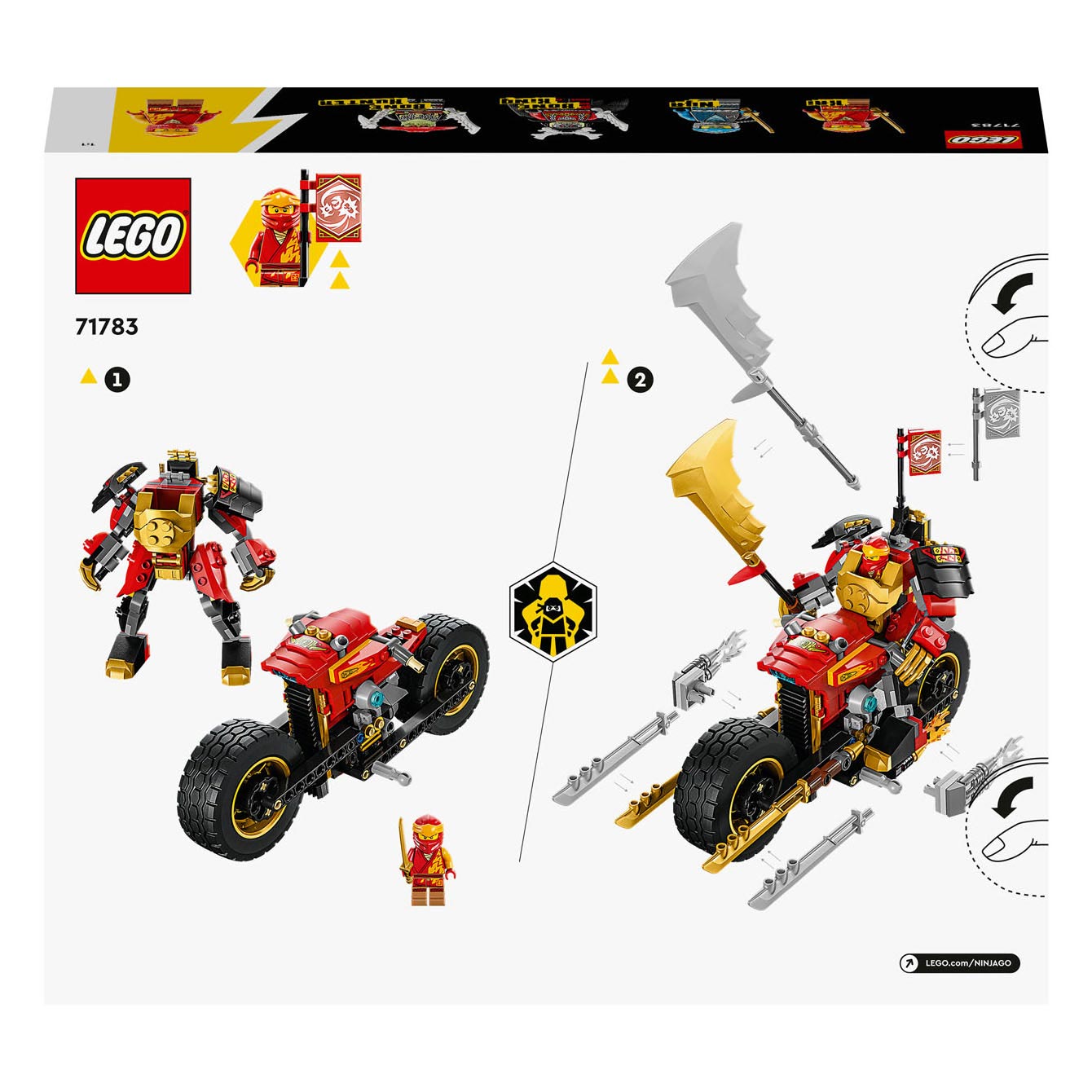 LEGO Ninjago 71783 Kai's Mech Rider EVO