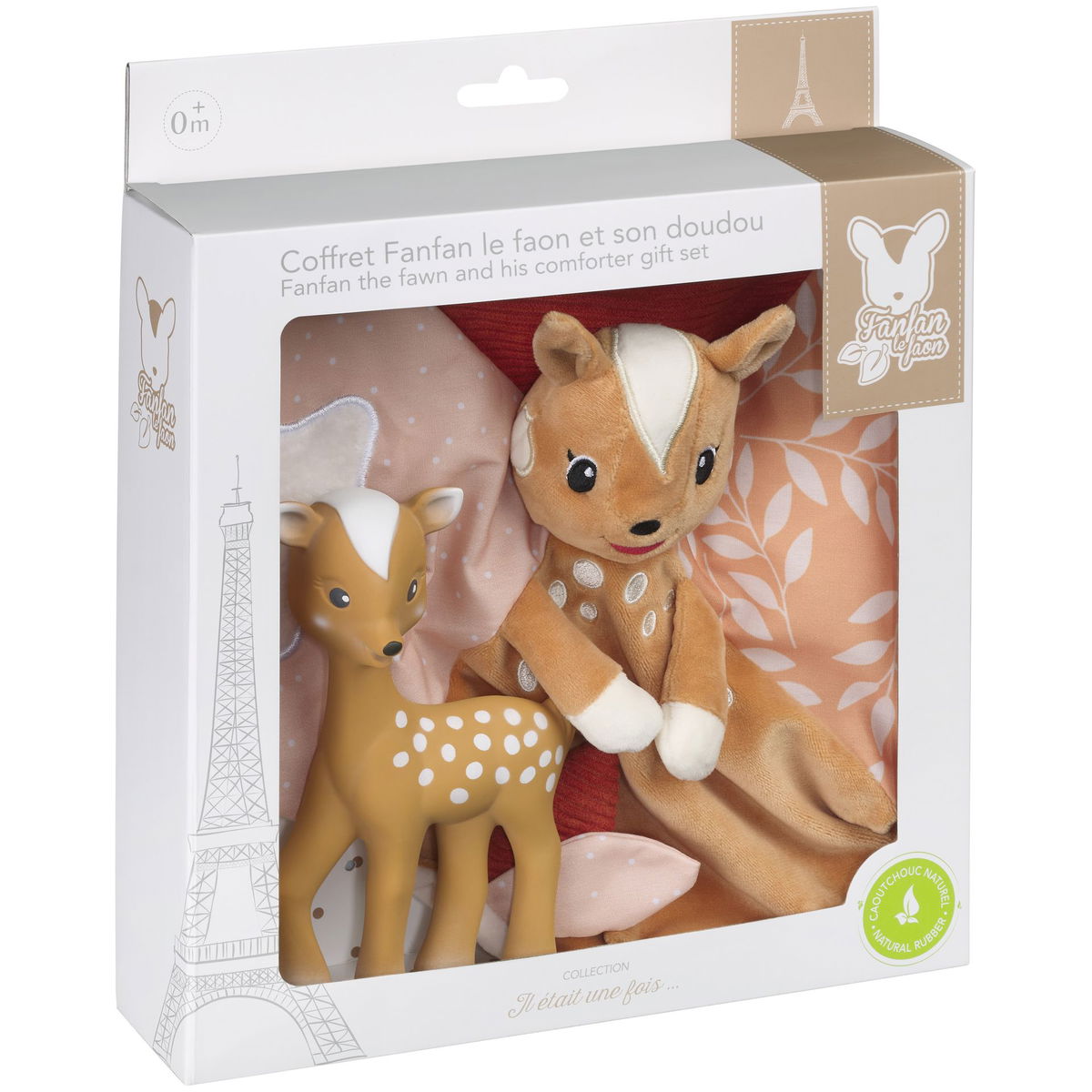 Sophie la girafeSophie la girafe   Set mit Schmusetuch Fanfan