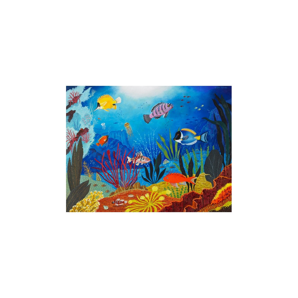 Puzzle - Poissons Tropicaux de Alain Thomas - 50 Pièces
