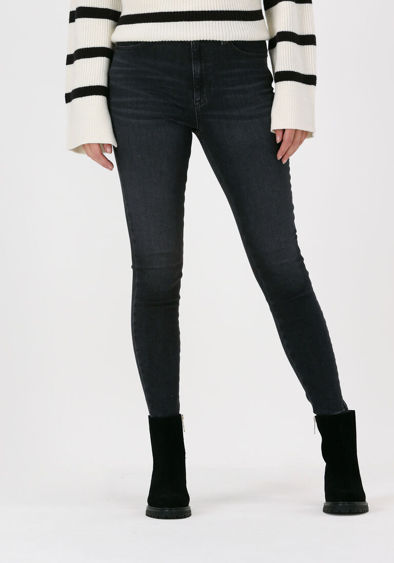 TOMMY JEANS donkergrijze tommy jeans skinny jeans shape hr skny be372 bkdyshpst