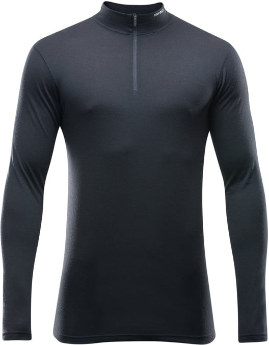 Breeze Merino 150 Zip Neck Herre Black