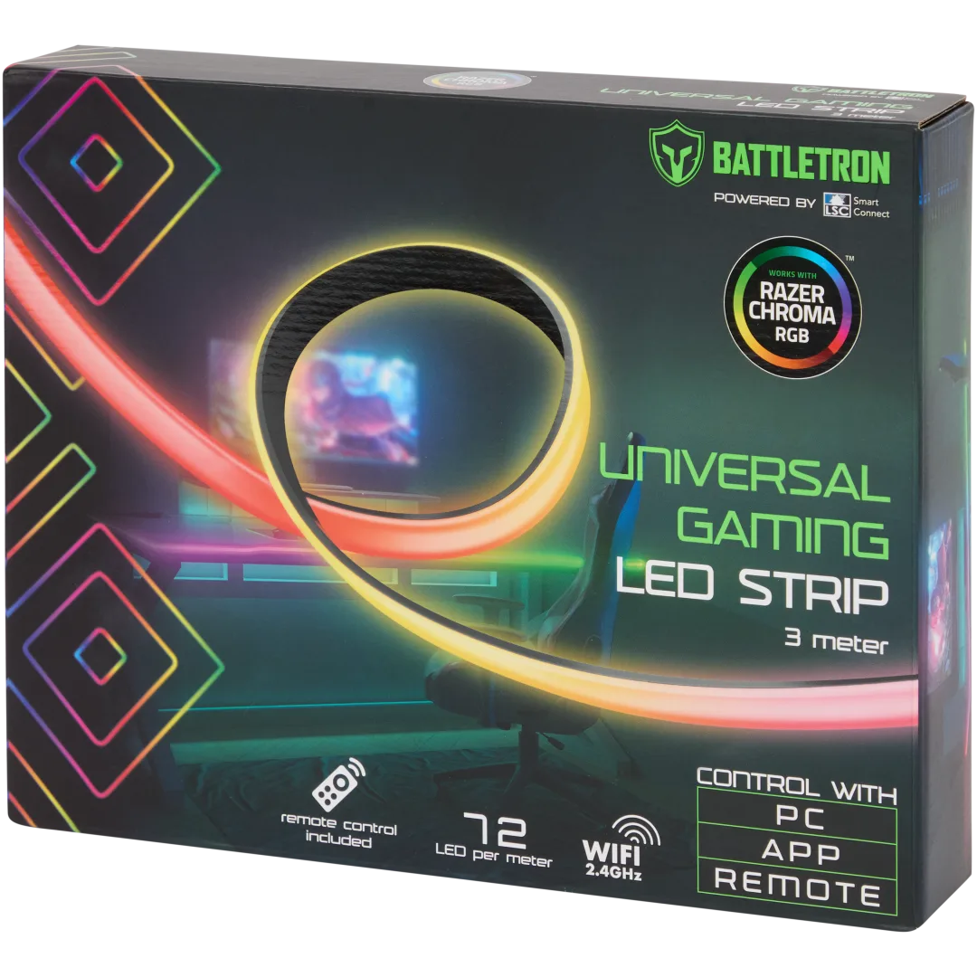 Battletron universele gaming LED-strip 3 meter