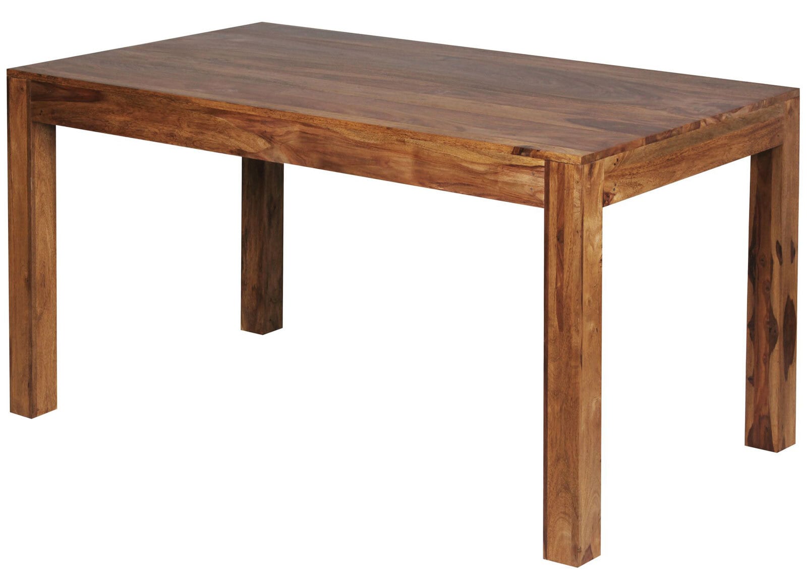 Esstisch Massivholz 140 x 80 cm braun