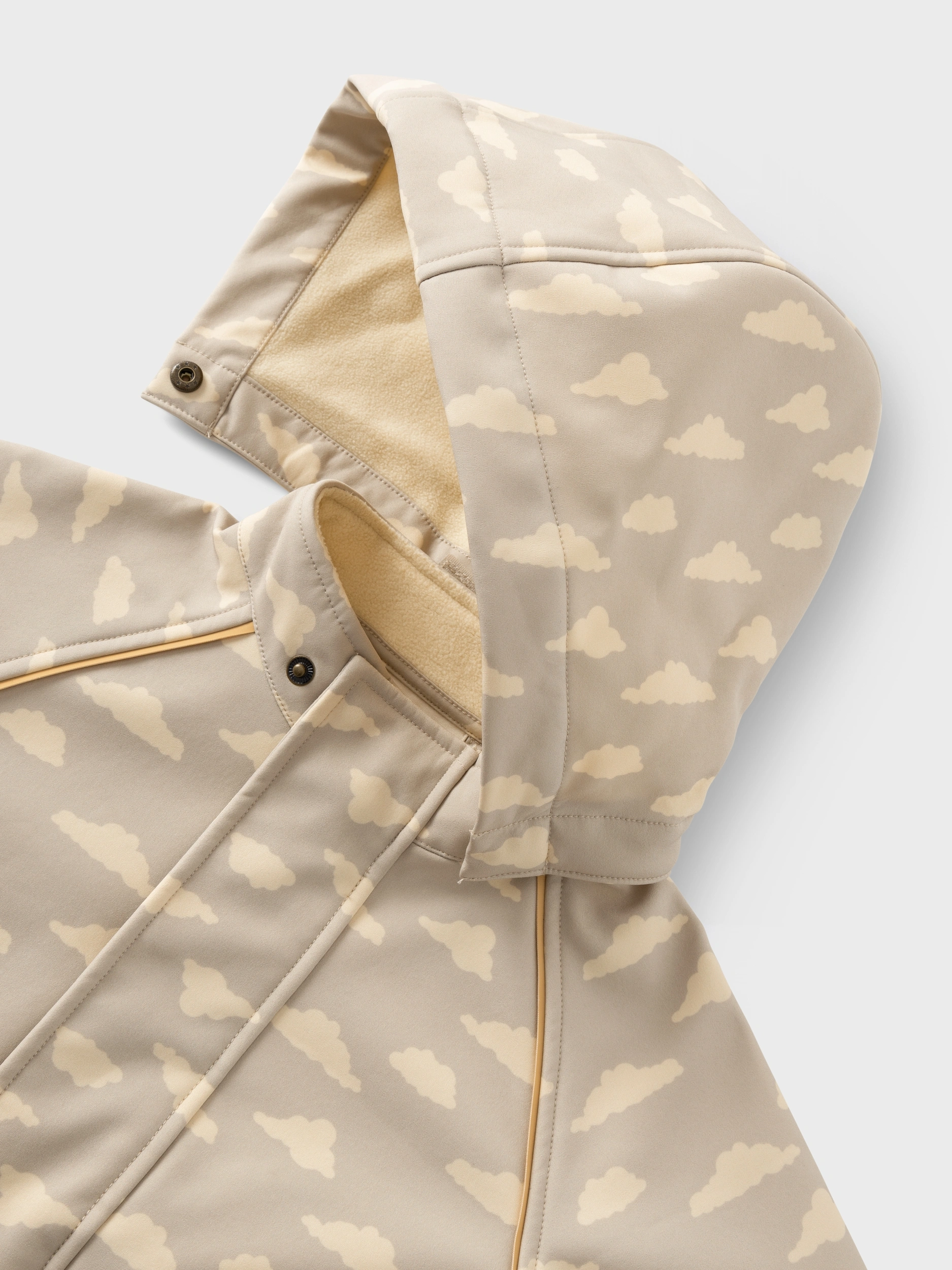 Softshell-Jacke NMMLAALFAWOLKEN AOP in pure cashmere