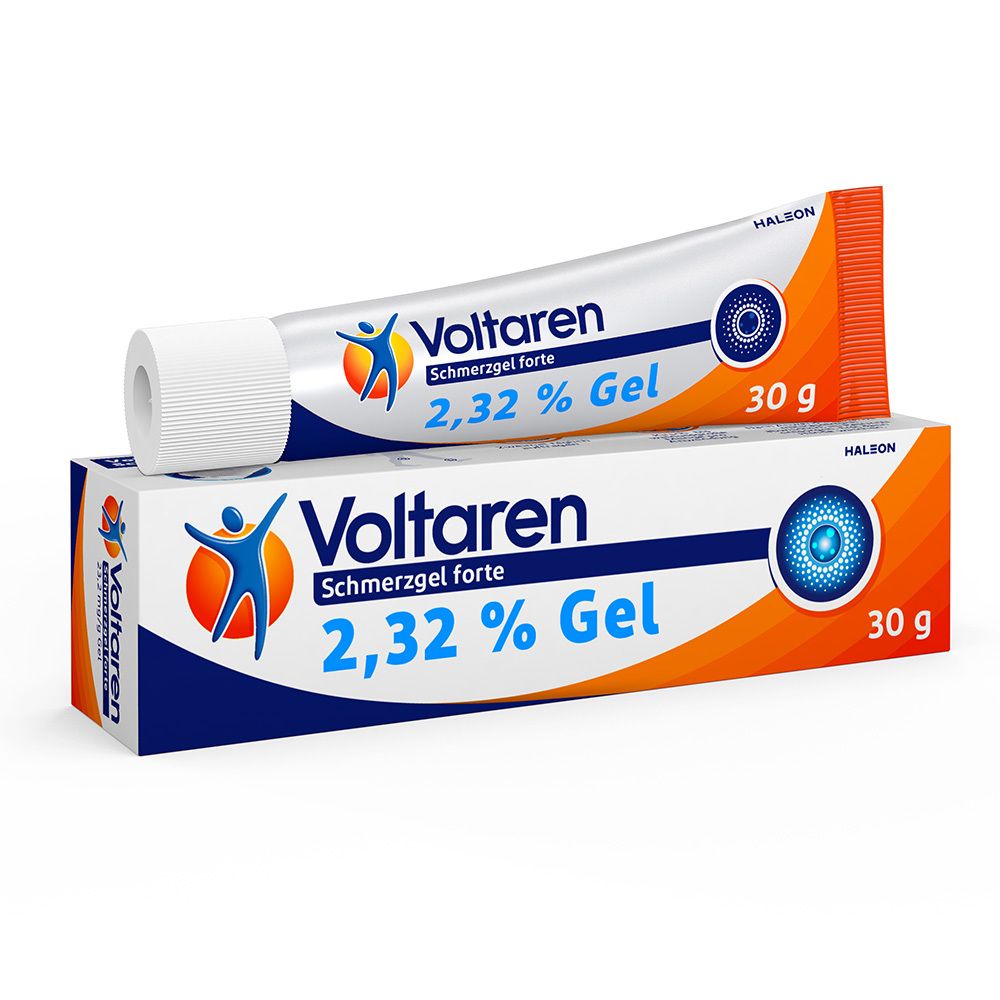 Voltaren Schmerzgel forte 23,2 mg/g Gel mit Diclofenac - Jetzt 20% Rabatt mit dem Code voltaren20 sparen