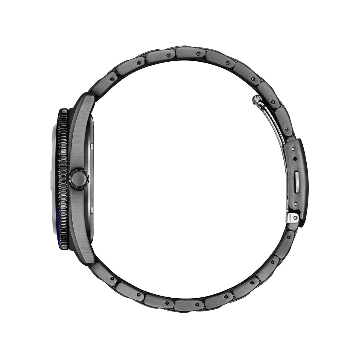 Montre CITIZEN sunset eco-drive homme eco-drive acier gris bracelet acier noir