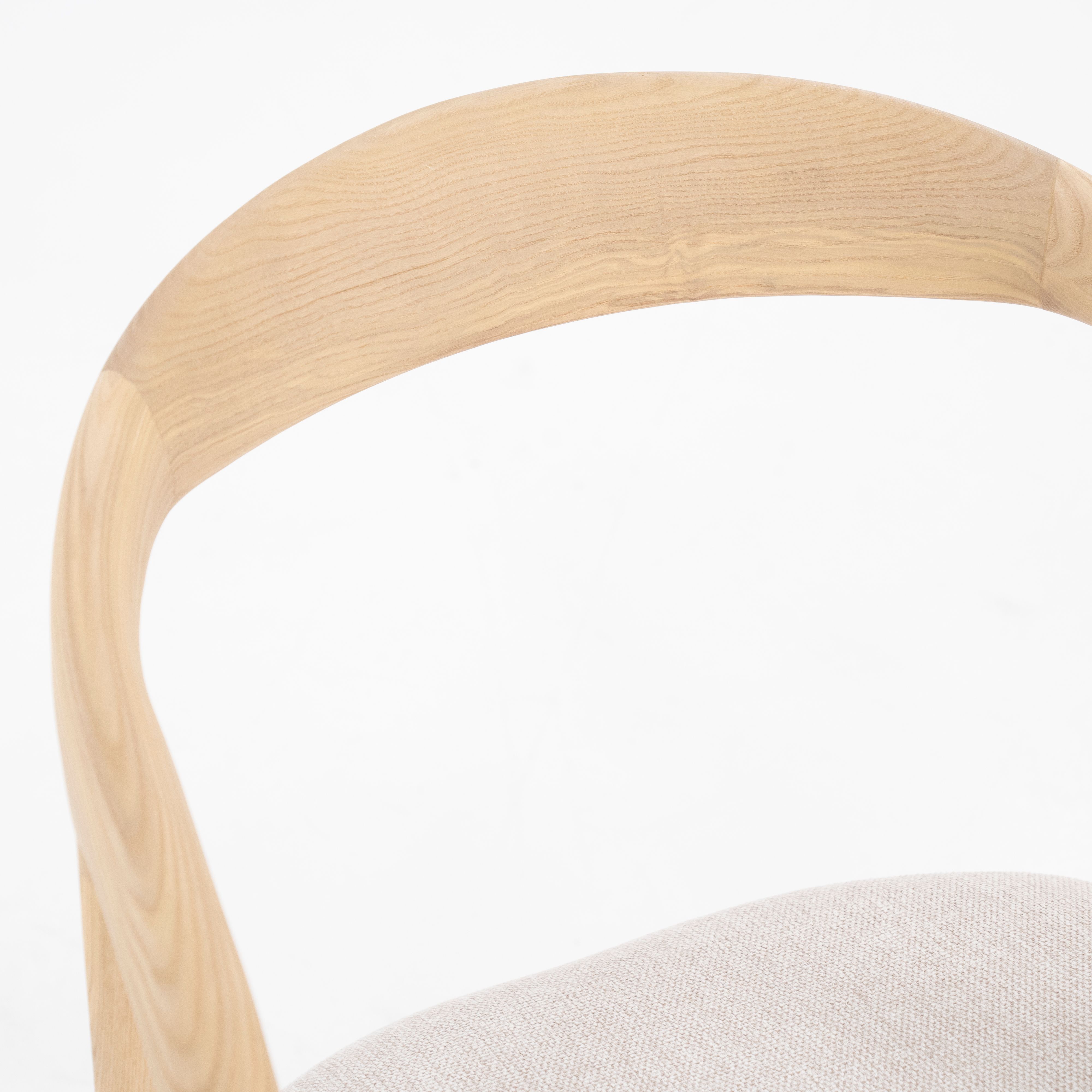 Stoel Naturel 96229 Rayven B55 x D60 x H76 cm